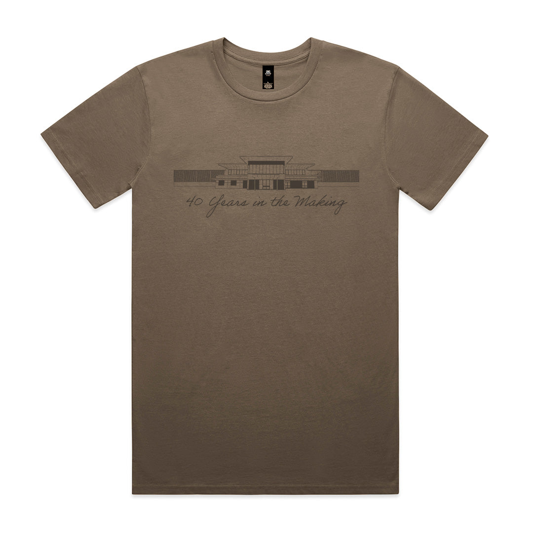40th Year Anniversary Walnut T-shirt