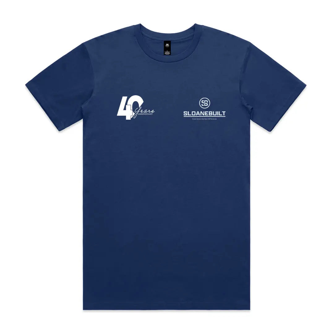 40th Year Anniversary Cobalt T-shirt