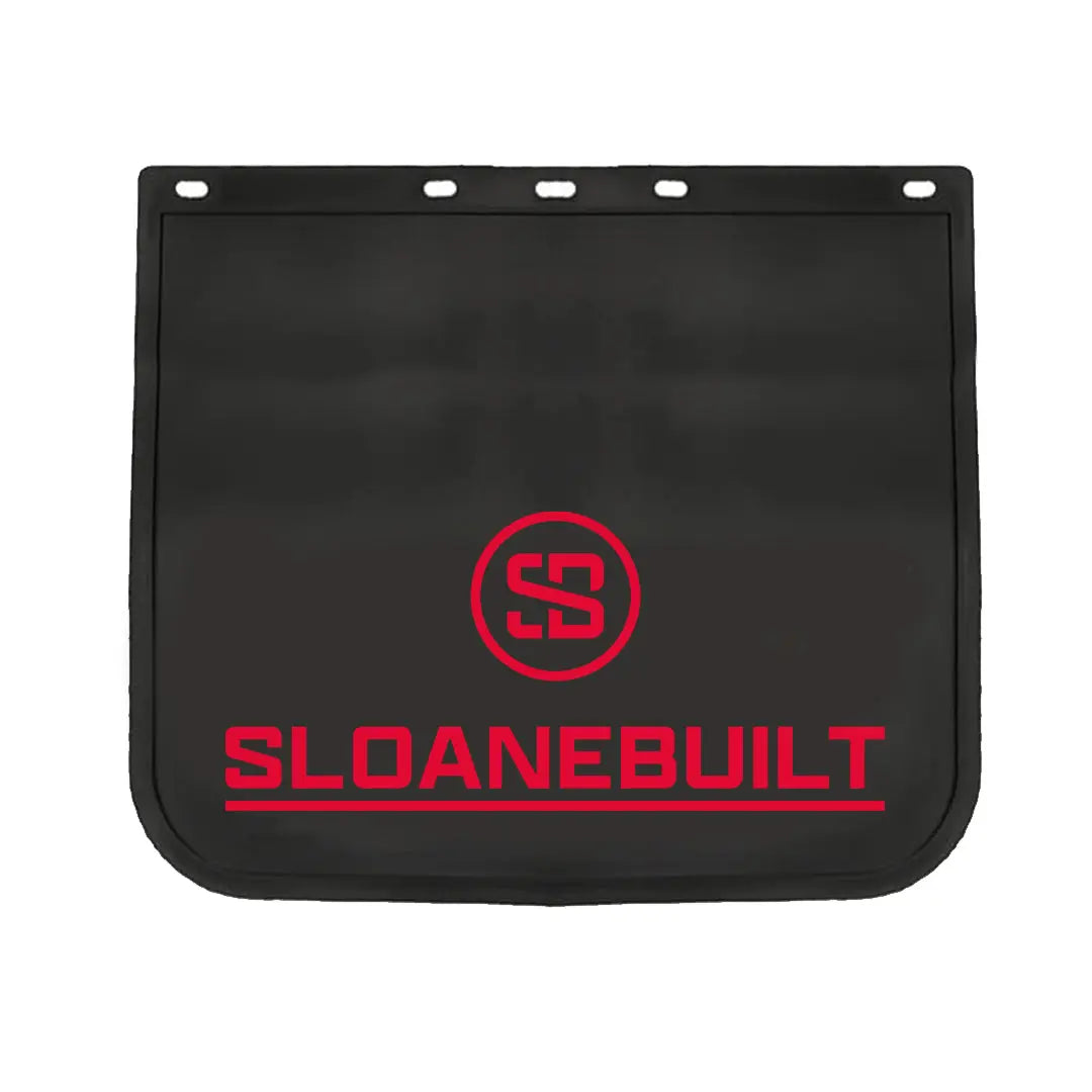24" X 24" Sloanebuilt Mudflap New Logo Red
