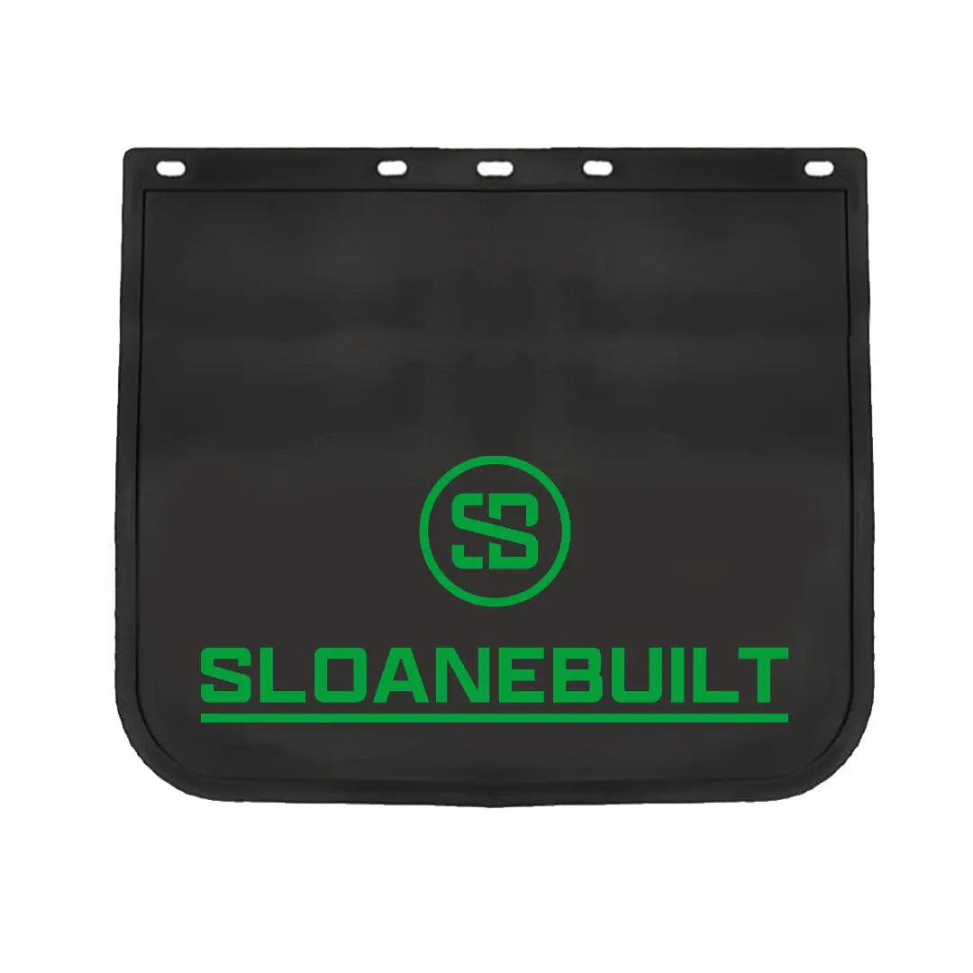 24" X 24" Sloanebuilt Mudflap New Logo Green