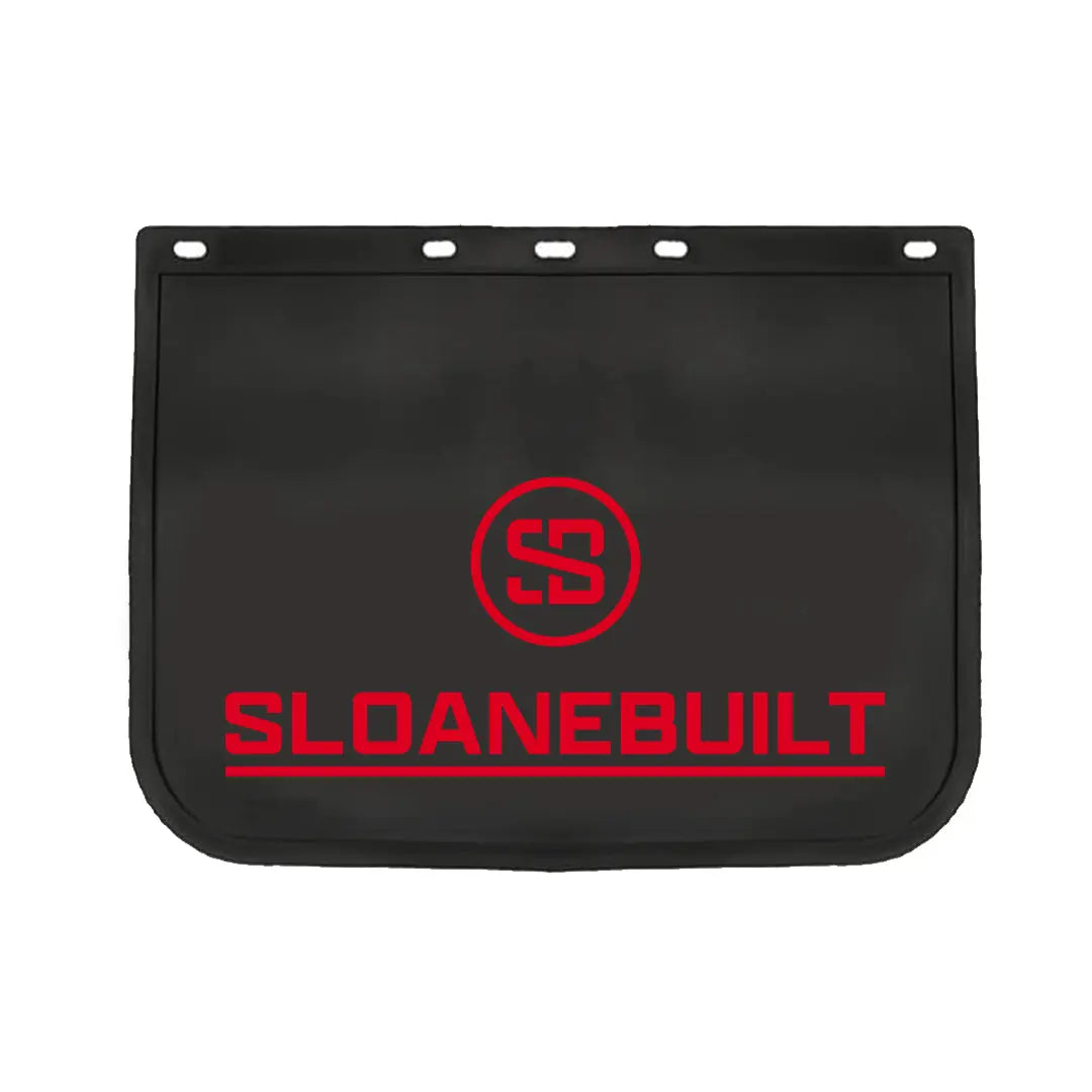 13" X 24" Sloanebuilt Mudflap New Logo Red