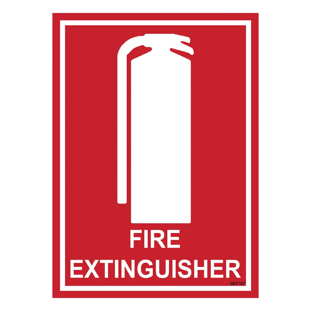 Fire Extinguisher Decal