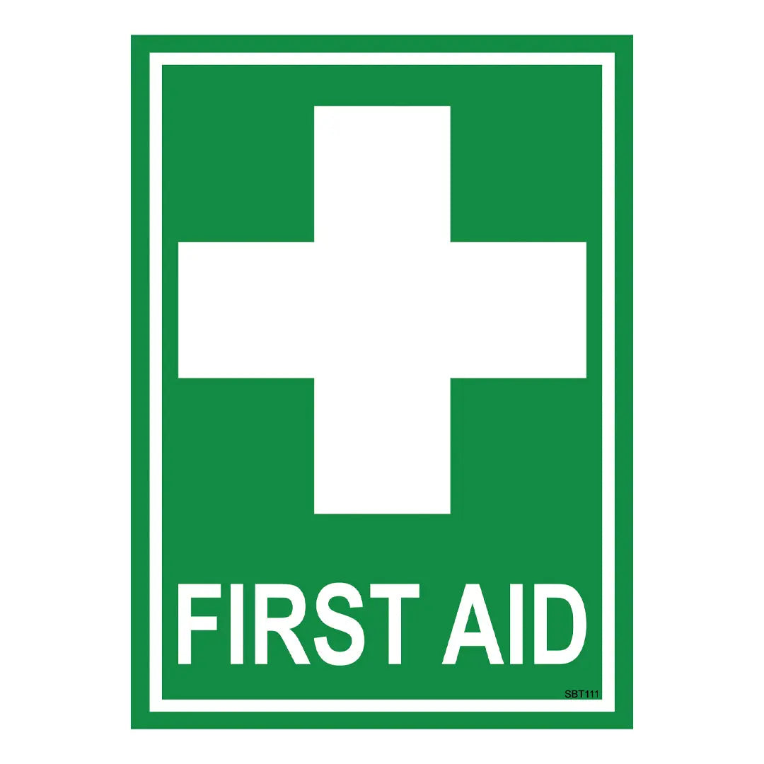 First Aid Decal