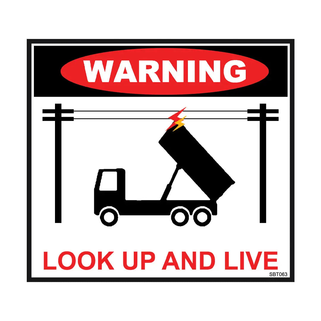 Look Up and Live Decal