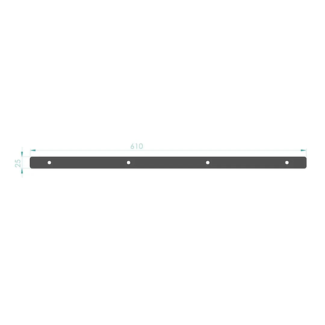 Sbt-Mf/Fbar Mudflap Flat Bar Alum (Narrow)