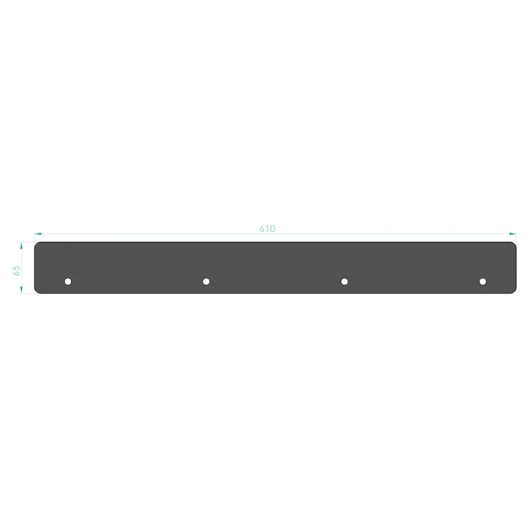 Sbt-Mf/Fbar-W Mudflap Flat Bar Alum (Wide)