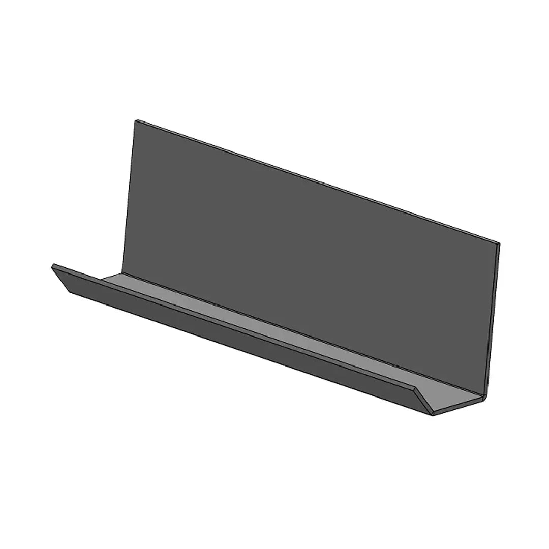 Rear Axle Mudguard Rear Mtg Brkt 500x255x5mm Alum