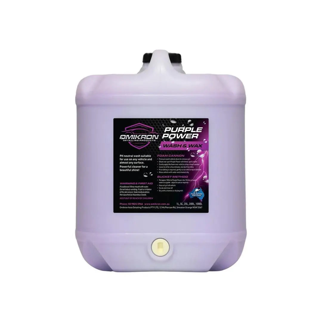 Purple Power Wash and Wax 20L