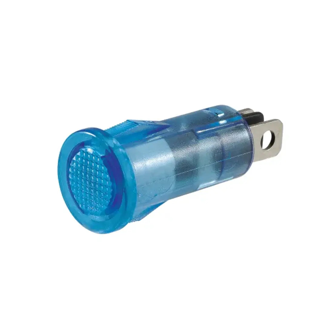 Pilot Lamp 12V Push Fit Blue 