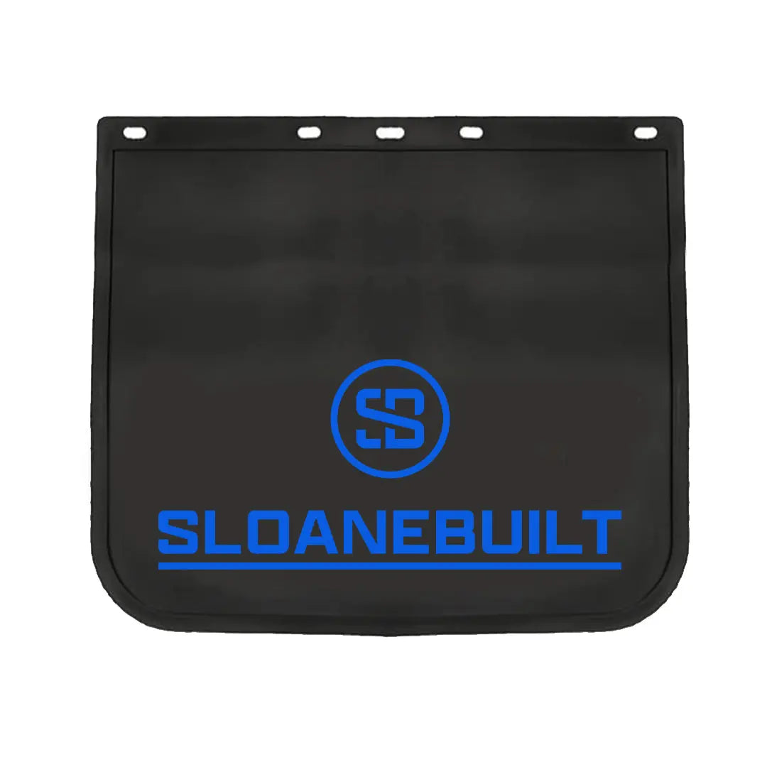 24" X 24" Sloanebuilt Mudflap New Logo Blue