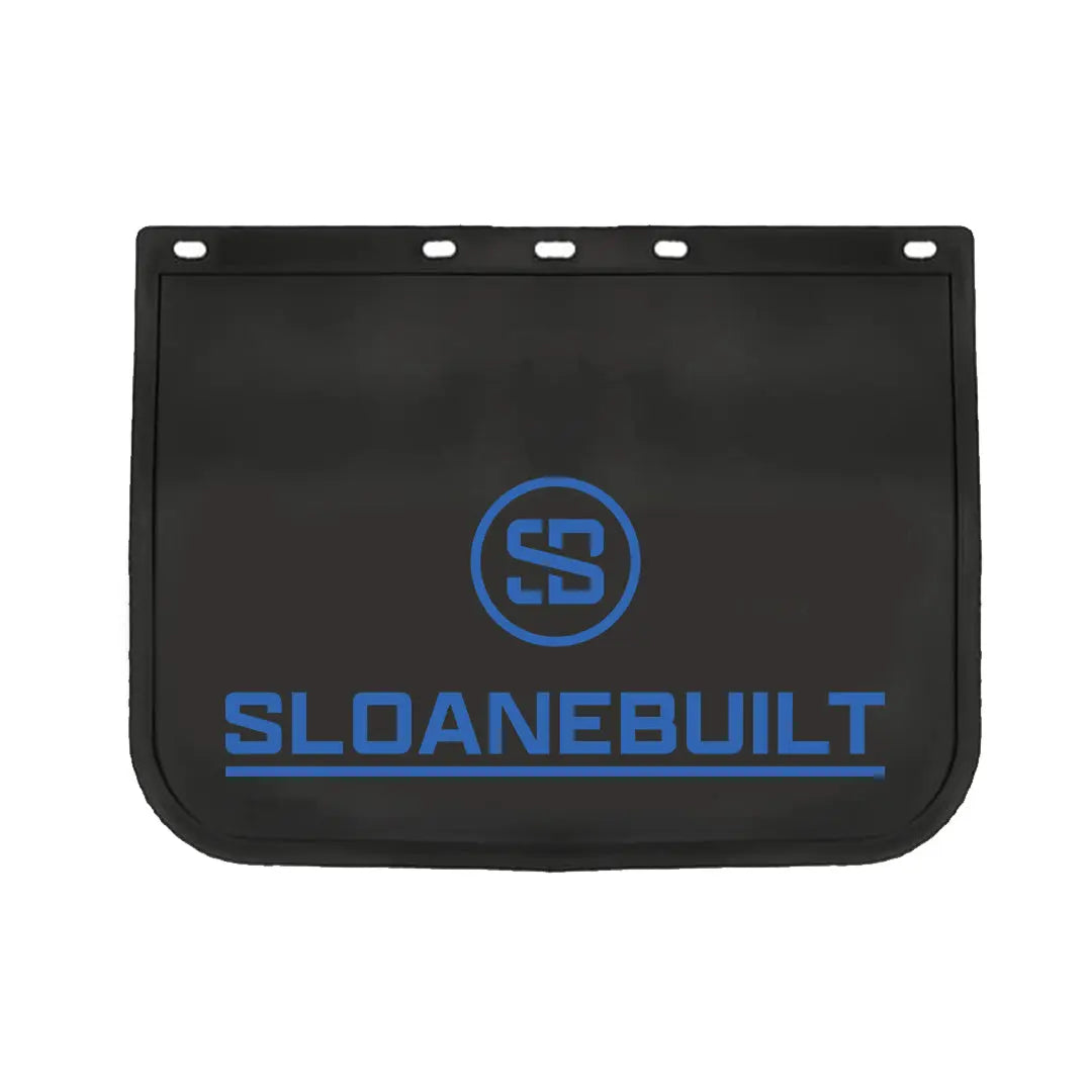 13" X 24" Sloanebuilt Mudflap New Logo Blue