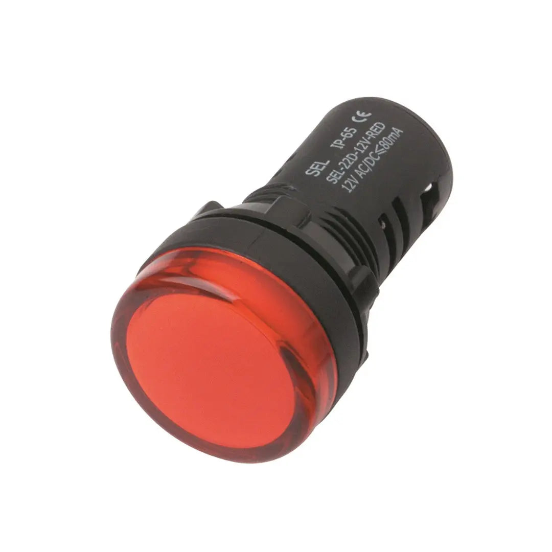 LED Pilot Lamp Red 12V AC/DC