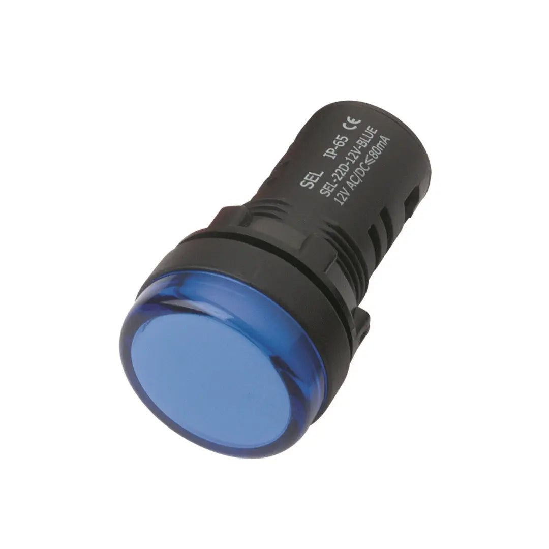 LED Pilot Lamp Blue 12V AC/DC
