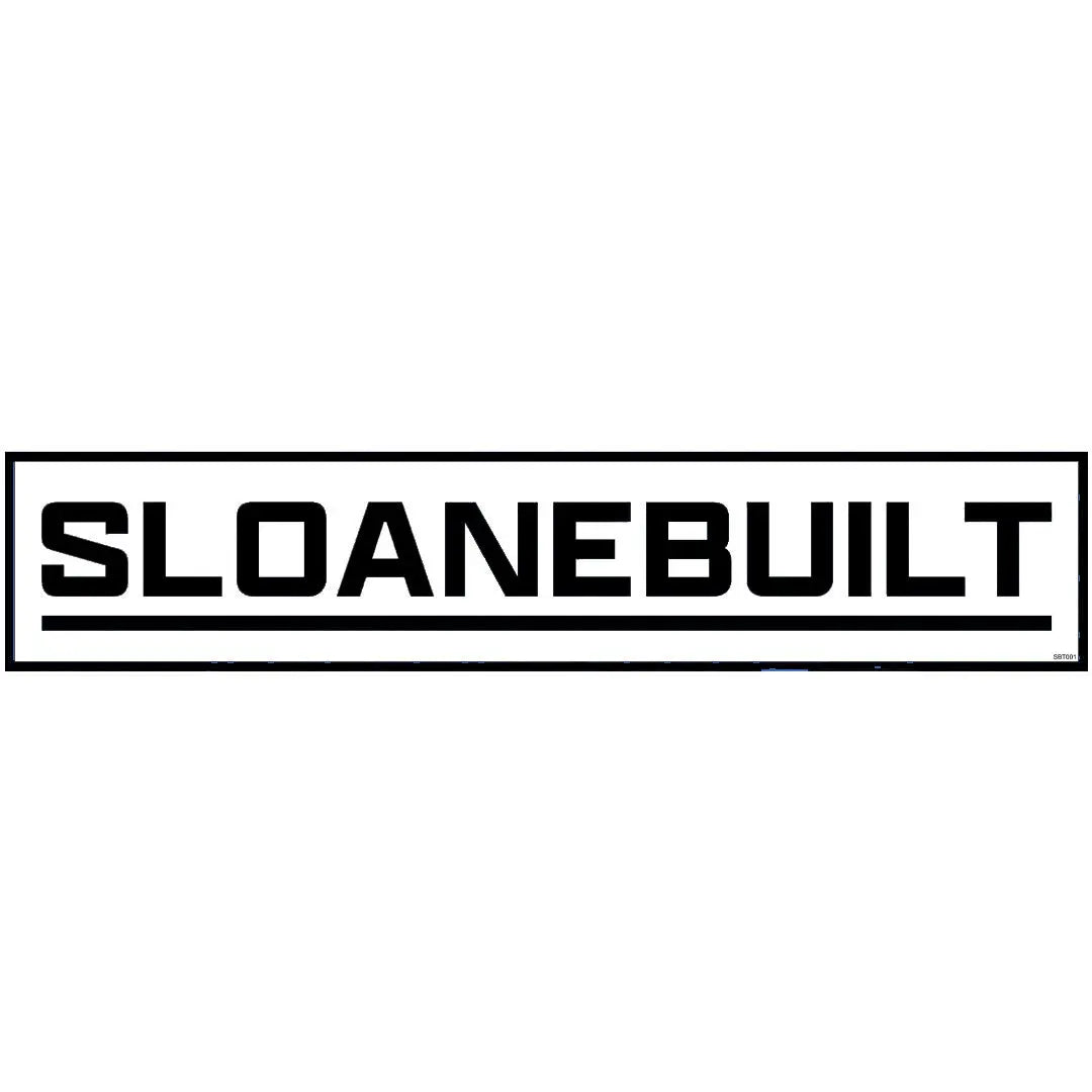 Sloanebuilt Long Logo Decal *NEW LOGO*