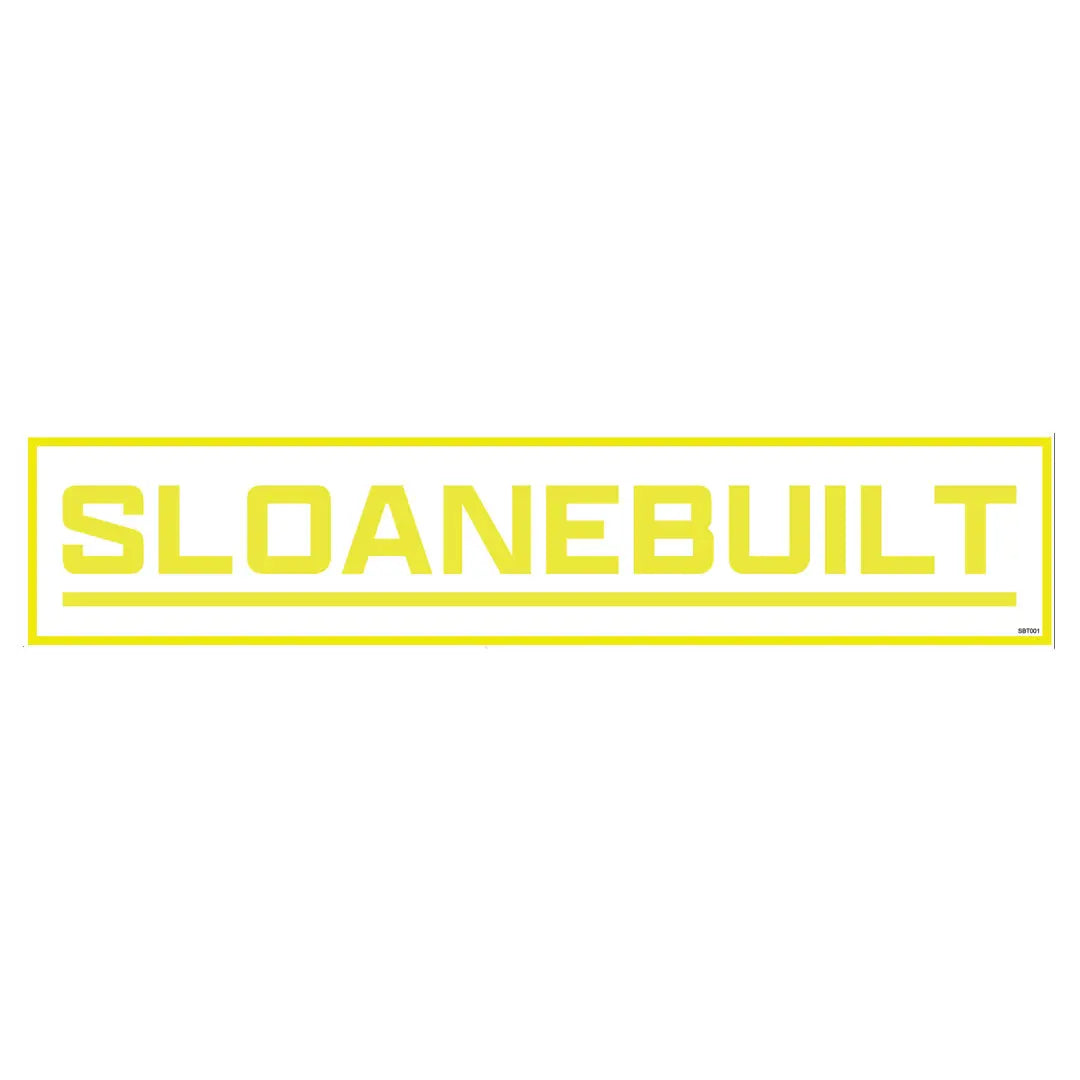 Sloanebuilt Long Logo Decal *NEW LOGO*