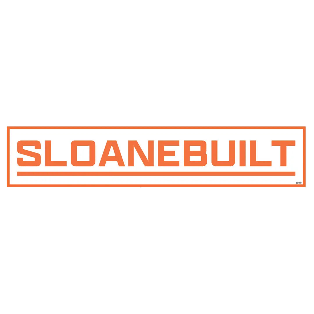 Sloanebuilt Long Logo Decal *NEW LOGO*