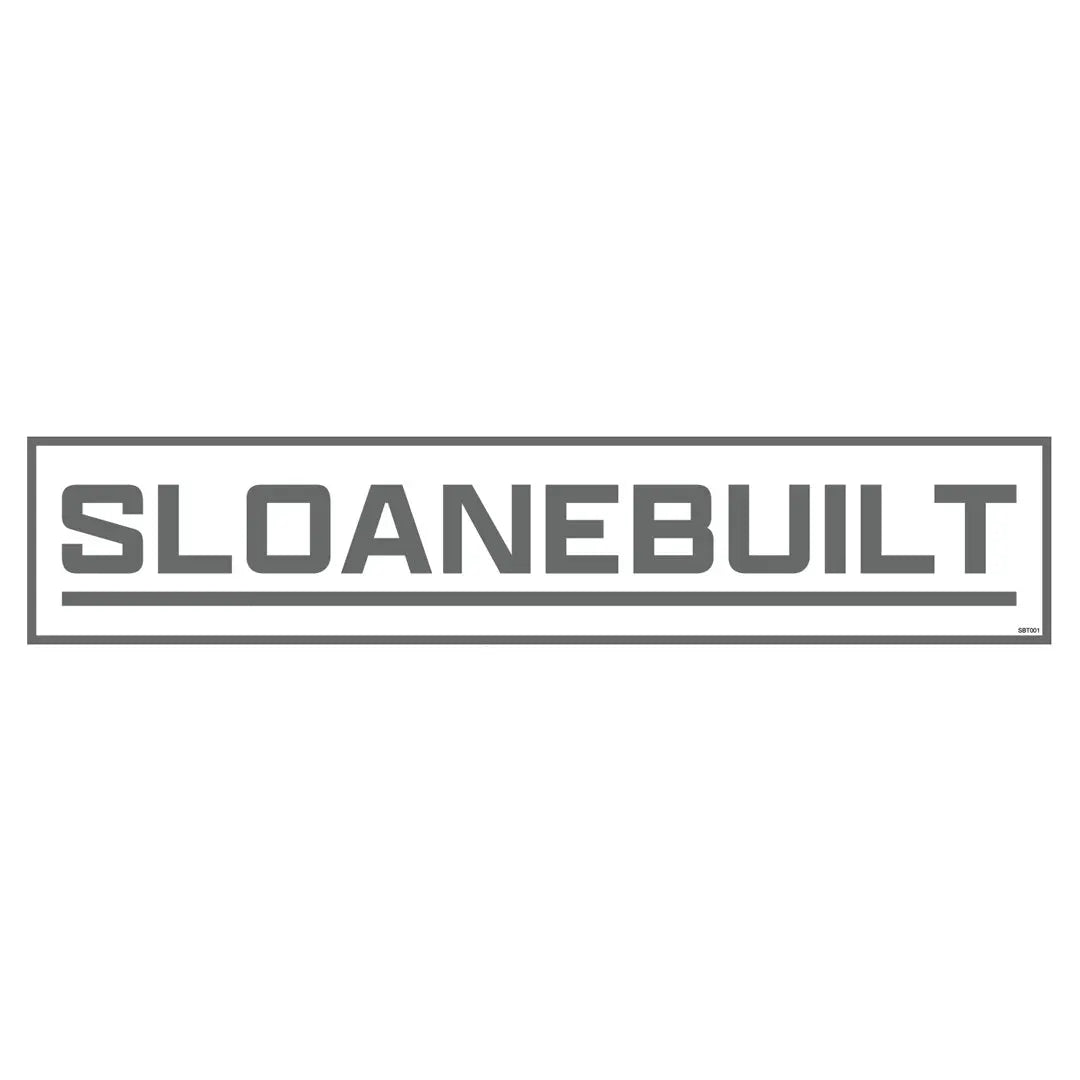 Sloanebuilt Long Logo Decal *NEW LOGO*