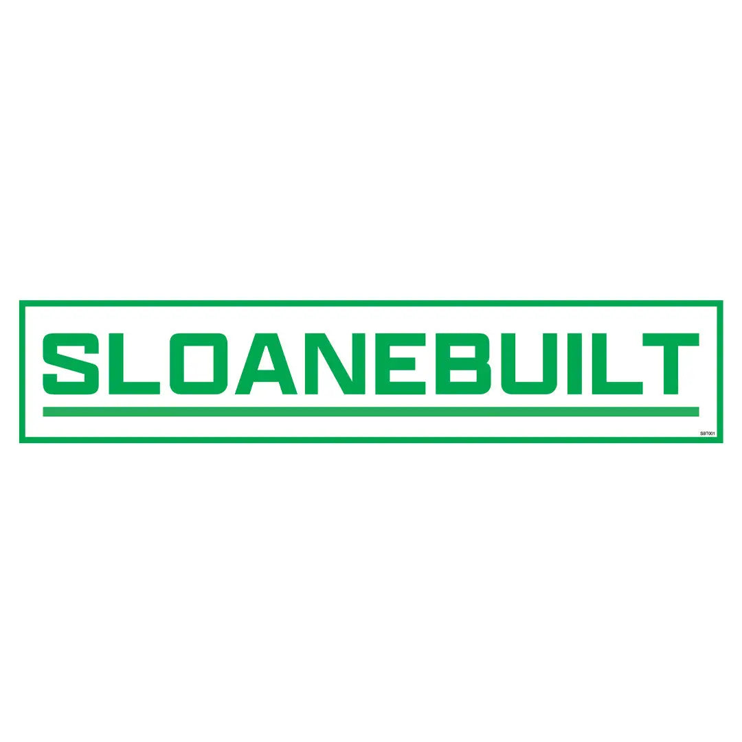 Sloanebuilt Long Logo Decal *NEW LOGO*