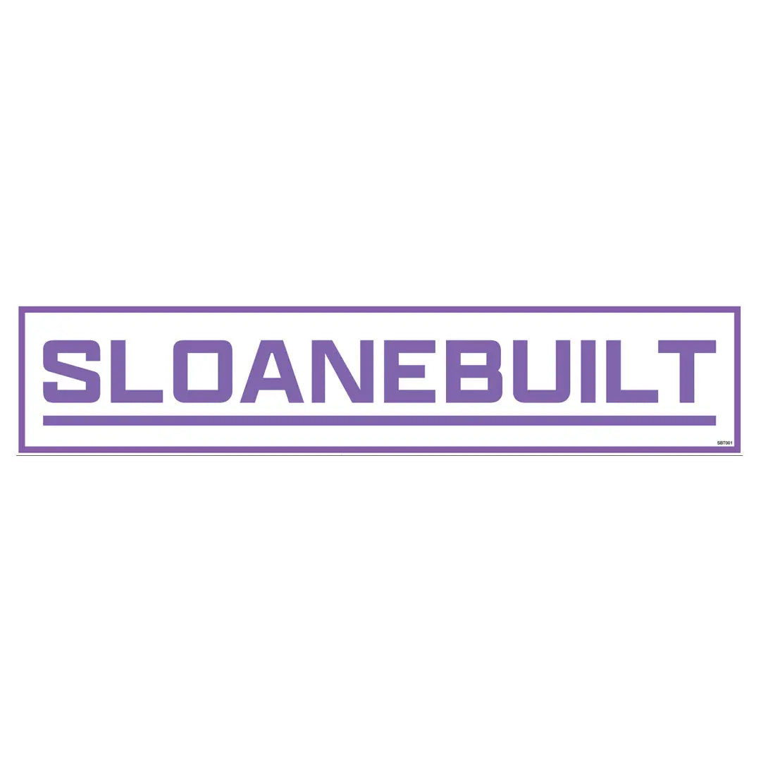 Sloanebuilt Long Logo Decal *NEW LOGO*