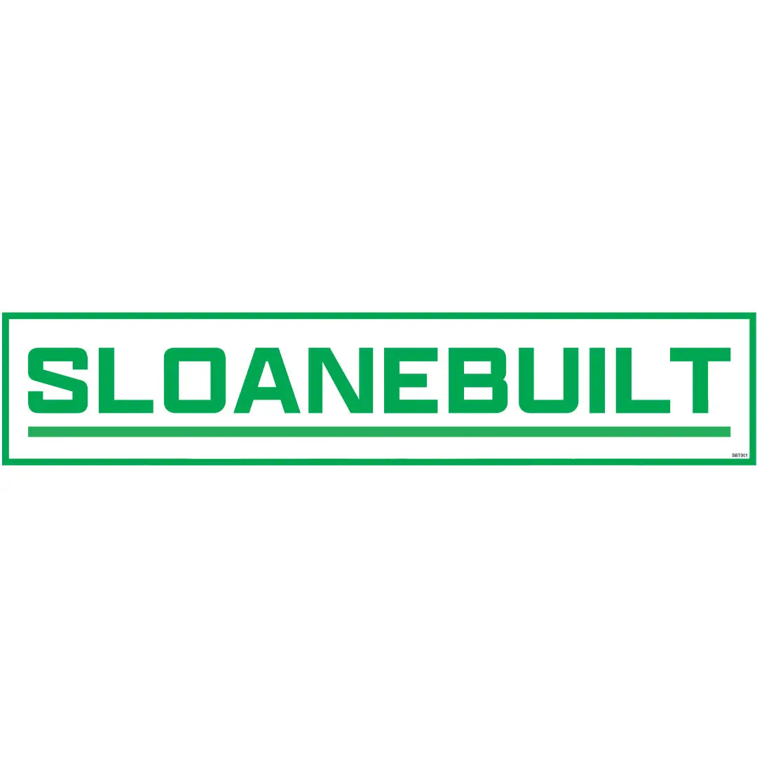 Sloanebuilt Long Logo Decal *NEW LOGO* Sloanebuilt