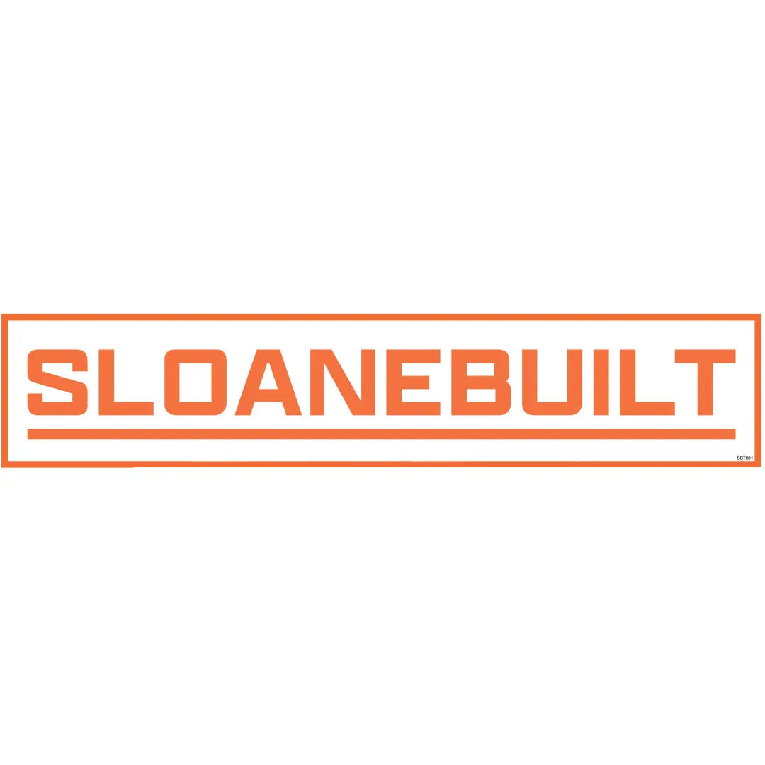 Sloanebuilt Long Logo Decal *NEW LOGO* Sloanebuilt