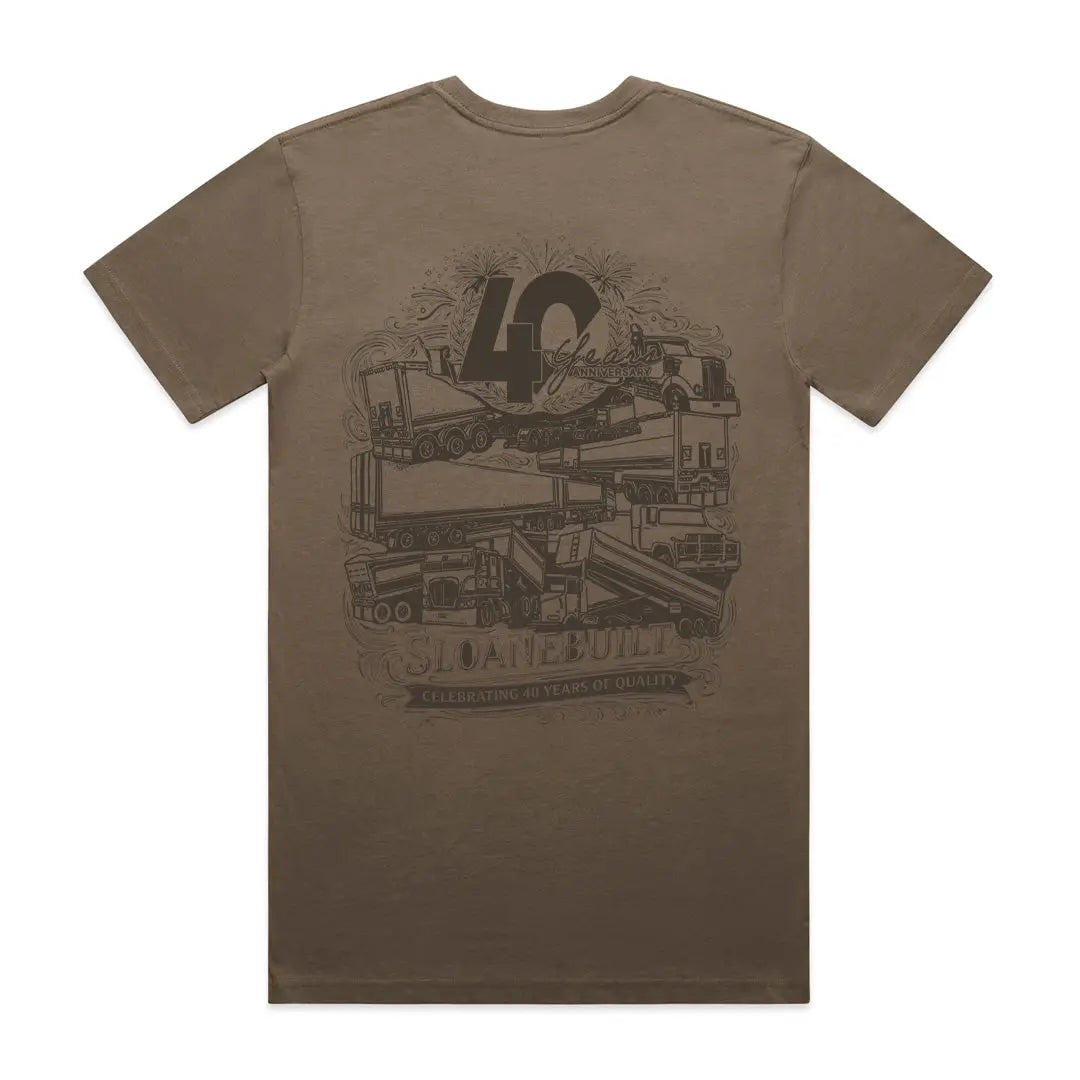 40th Year Anniversary Walnut T-shirt 