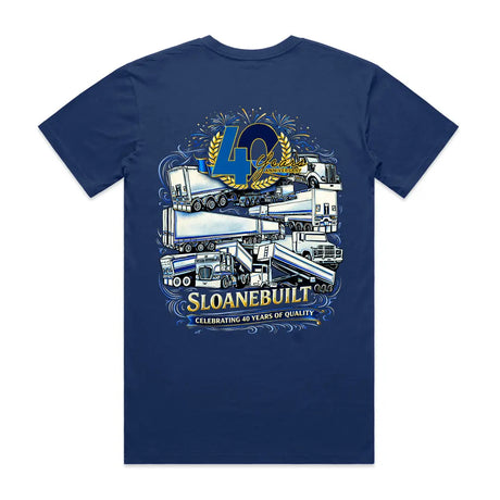 40th Year Anniversary Cobalt T-shirt 
