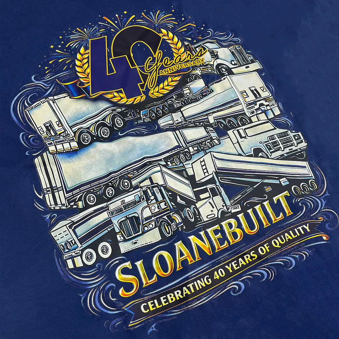 40th Year Anniversary Cobalt T-shirt 