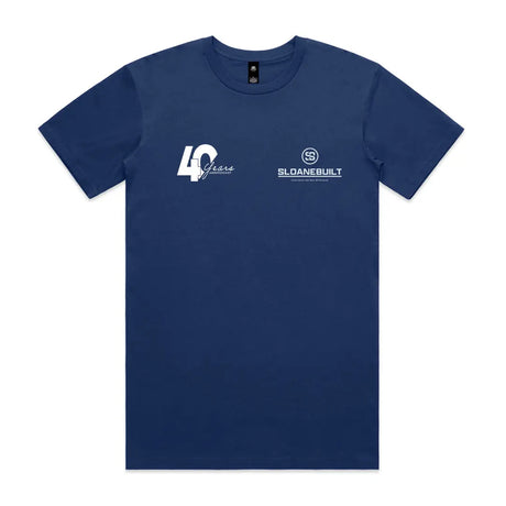 40th Year Anniversary Cobalt T-shirt 
