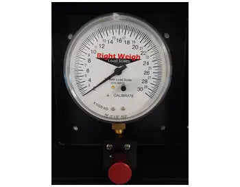 Right Weigh 100mm Air Gauge Suit Tri Axle Sloanebuilt